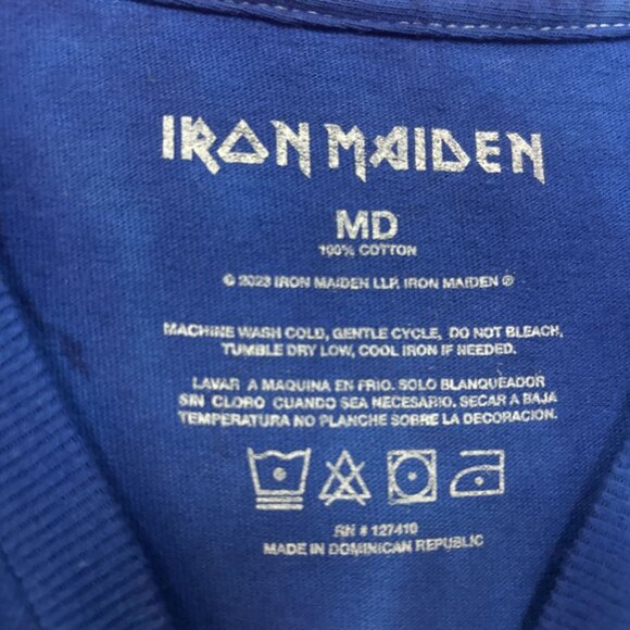 Iron Maiden Piece of Mind Heavy Album Art Metal Tie Dye M - Picture 4 of 4